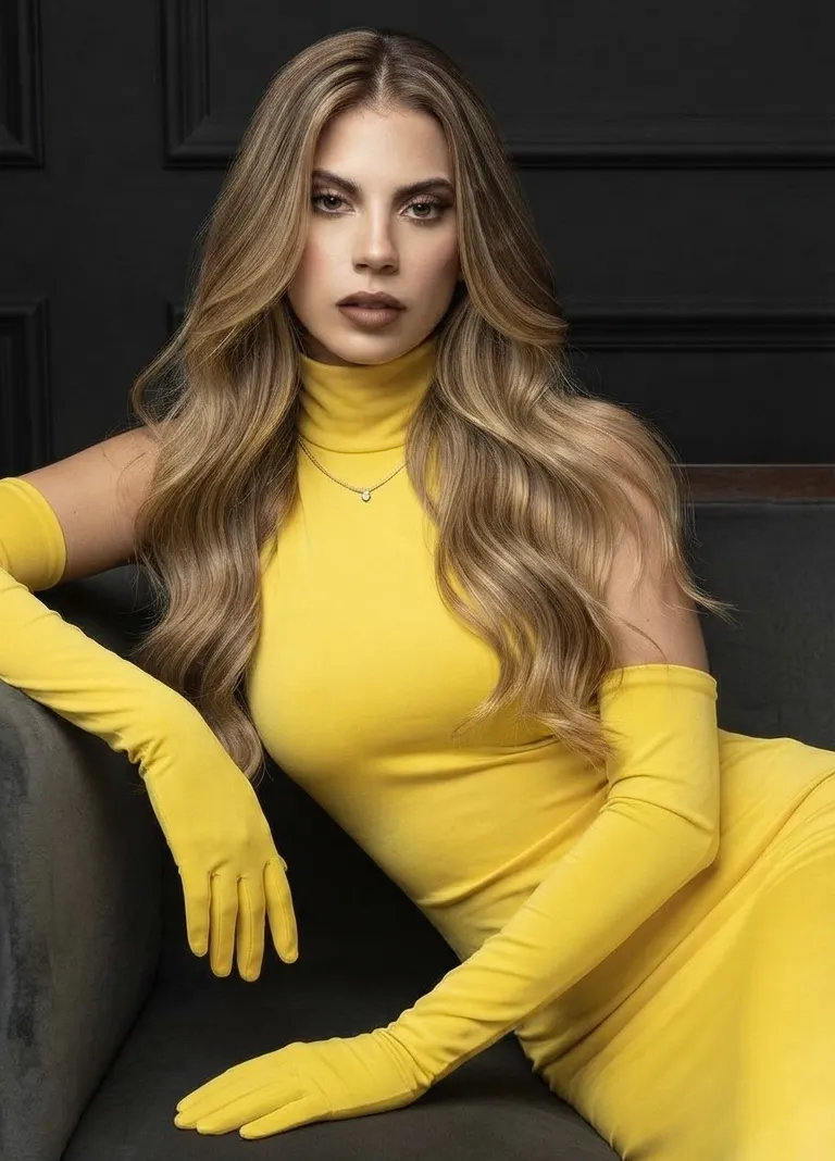 Regina Angarita en una campaña publicitaria